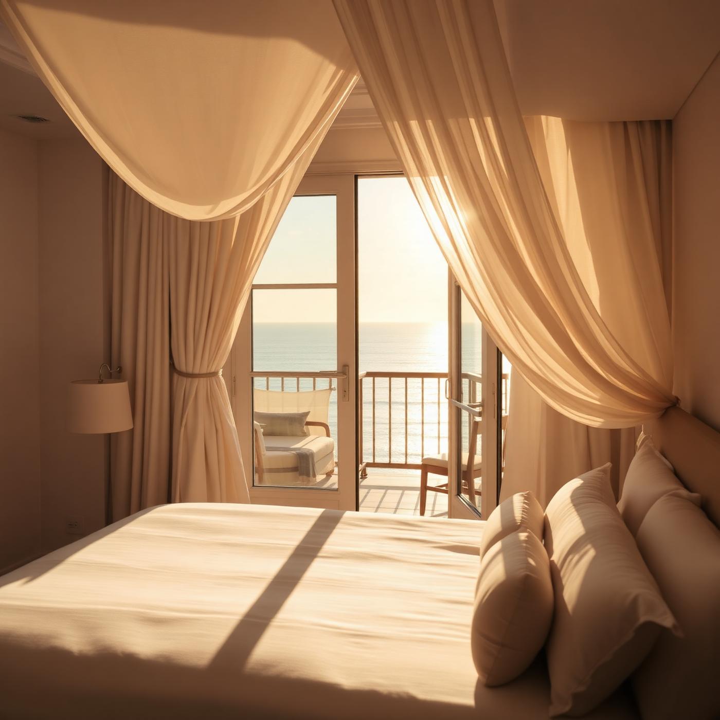 Suíte com vista mar